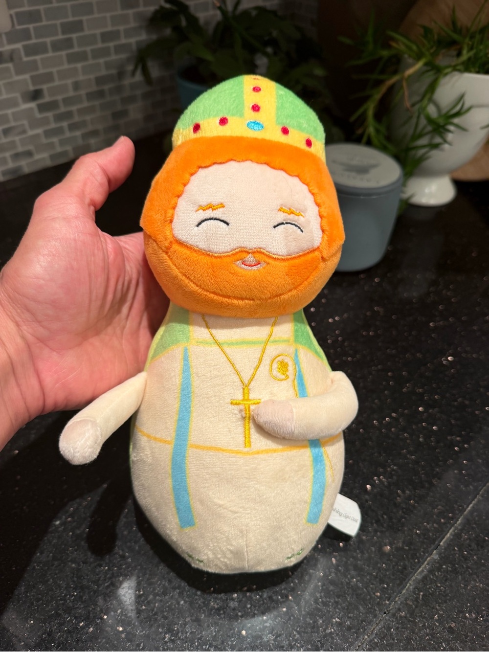Shining Light Dolls St. Patrick Plush Doll 12”